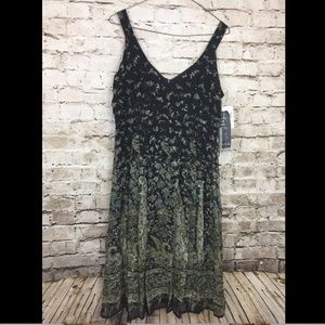 Jonathan Martin Studio Silk Dress Sequin New